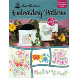 Aunt Marthas 402 Flowers and Butterflies Embroidery Transfer Pattern Book, Over 25 Iron On Patterns