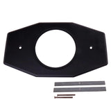 Westbrass One-Hole Remodel Plate for Moen and Delta Matte Black D502-62-Used