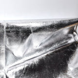 Coatings Foil Lame Knit 59inch Wide Metallic Fabric Covering Plants 3 Yards(3Yards Silver)