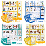 Toys&Sports/Instrument/Classroom/Prepositions Flash Cards English Kids Montessori Learning Toy Child Pocket Card Pre-Kindergarte