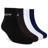 Jupon MenS DriTech Moisture Control Crew Socks | Mid Ankle Length Cotton Super Soft Socks, Multipack | 4 Pair