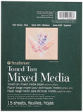 Strathmore Toned Mixed Media Paper Toned Tan 6X815 Sheets 62462206