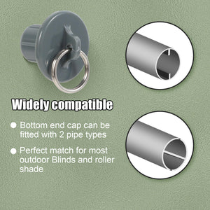Sunshade Replacement Accessories, Metal Ring Installation Bracket, Universal for Coolaroo External Roller Blinds, Sunshade Curta