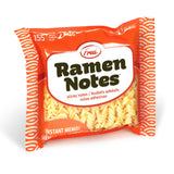 Genuine Fred Ramen Notes Ramen Noodle Sticky Note Pad, 155 Sheets, 3.5 x 3 Fun Gift for The Office, Graduation, Back to Schoo