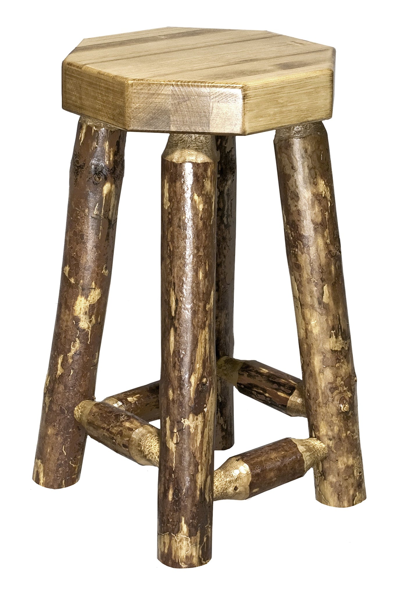 Montana Woodworks Glacier Country Collection Counter Height Backless Barstool