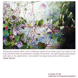 Ampersand Art Supply Watercolor Painting Panel: Museum Series Aquabord, 18 Inch Depth, 6 X 6 - Pack Of 4 Panels