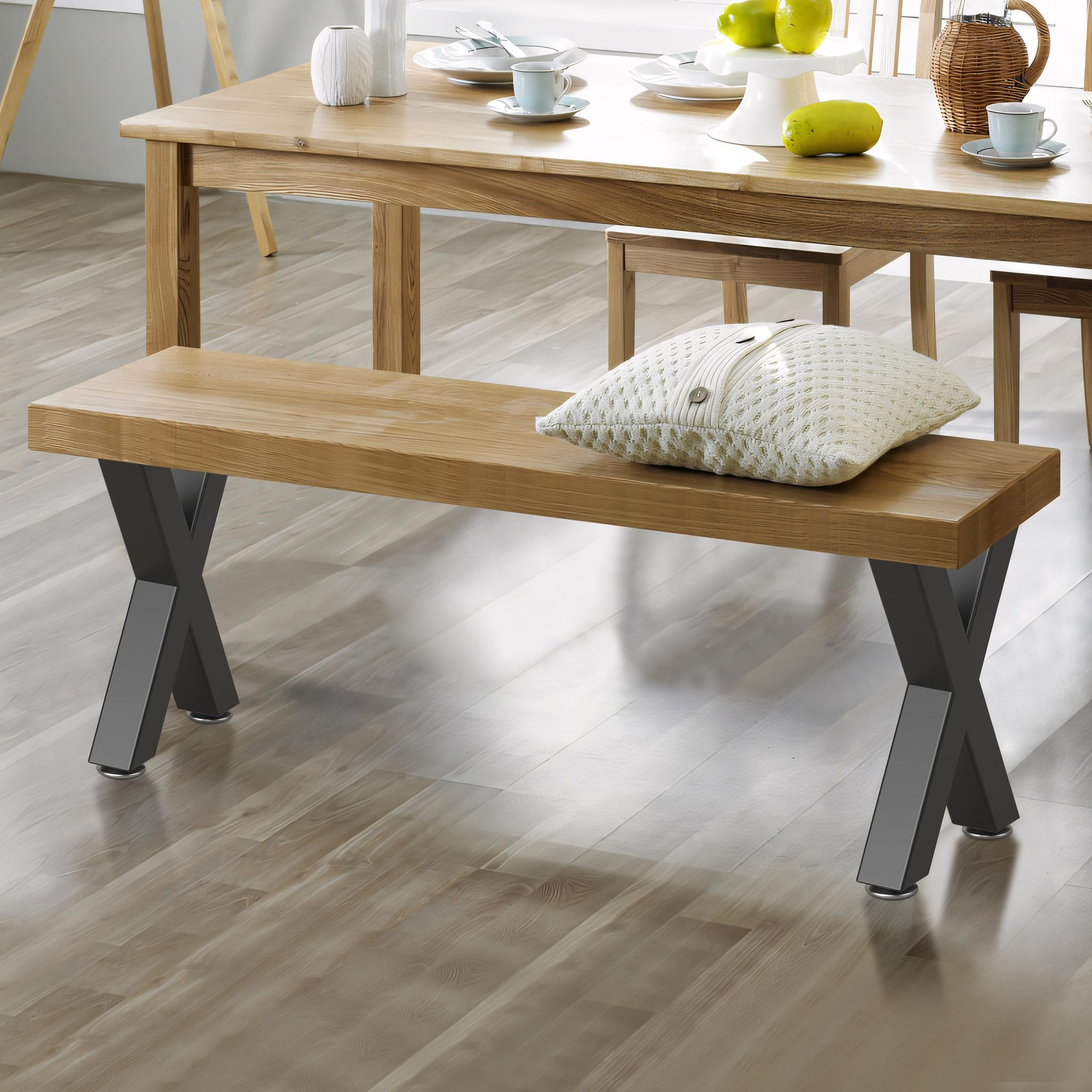 Likapop 16 Metal Coffee Table Legs, Diamond Shape Bench Legs, Heavy Duty Desk Legs, Black Metal End Table Legs, DIY Furniture