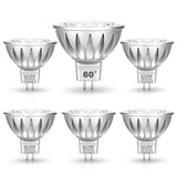 ALIDE MR16 Led Bulbs 60 60 Degree Wide Beam Angle,5W Replace 20W 35W Halogen,2700K Soft Warm White,Low Voltage 12volt MR16 GU5.3