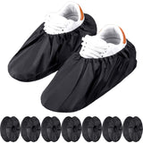 Frienda 16 Pairs Non Slip Reusable Shoe Covers Waterproof Boot Covers for Household Carpet Floor Protection Machine Washable (La