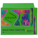 Navneet Youva|Bold Wax Crayons|Pack Of 24,Multicolor