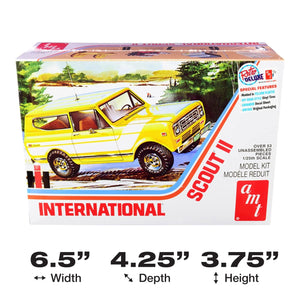 Amt 1977 International Harvester Scout Ii 1:25 Scale Model Kit