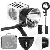 ZHIYUN G60 Combo Light, LED Bi-Color Video Light, CRI=96, TLCI=97, 300g Portable 60W COB LED Continuous Output Lighting,Bluetoot
