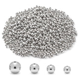 CNONE 310Pcs 18K Gold Filled Spacer Beads for Jewelry Making, Round Small Ball Beads for Bracelet, Necklace, Bulk Supply