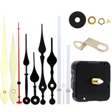 12888 Quartz DIY Wall Clock Movement Mechanism Repair Parts Replacement Kit Sweep Silent Movement,13mm (1/2 Inch ) Maximum Dial 