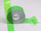 Transparent Vinyl Tape with Self-Adhesive. (6 inch x 25 ft, Fluorescent Green)