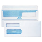 Quality Park 24559 Dbl Window Envelopes, Invoice,No.10, 41/8Inch x91/2Inch ,500/BX,WE