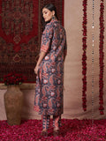 Gosriki Women'S Rayon Viscose Straight Printed Kurta With Pant (Nishu Red-Vks01-Gs_Xl_Red_X-Large),Red,,B0DV4F832F