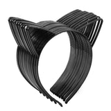 COCIDE 12Pcs Cat Ears Headbands Plastic Taylor Party Decorations Kitty Headbands for Girls Gabby Party Favors Birthday Supplies 
