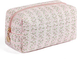Inovera (Label) Stylish Makeup Storage Pouch For Womens & Girls Ladies Portable Travel Cosmetic Brushes Holder Kit (Pink)