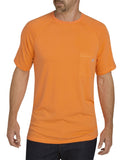Dickies mens Short Sleeve Performance Cooling Tee Shirt, Bright Orange, Medium US