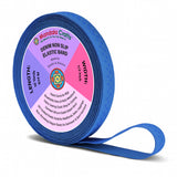Mandala Crafts 0.5 Inch Elastic Silicone Gripper Tape for Clothing - 10 Yds Dotted Non Slip Elastic Band for Sewing - Denim Sili