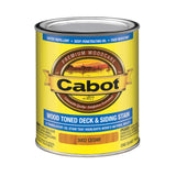 Cabot Wood Toned Stain + Sealer, Exterior Natural Wood Stain, Cedar, Quart