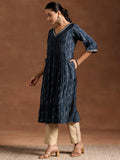 Libas Women'S Silk Ethnic A-Line Kurta (29229 Blue