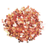 Embroiderymaterial 2.5 Mm Sequins Sitara For Craft, Embroidery, And Jewellery Making (Scarlet Red, 50 Gram)