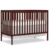Dream On Me Synergy 5-In-1 Convertible Crib In Espresso, JPMA & Greenguard Gold Certified, Constructed out of solid New Zealand 