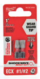 Milwaukee 48324440 Insert bit Ecx 1/4Hex, 2 Pack