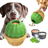 DSUMD Interactive Dog Toys, Frozen Treat Dispensing for Aggressive Chewers, Indestructible Nylon Chew Toy, Slow Puzzle Feeder fo