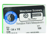 Scr Mch Ph Pn 10-24X1/2 (Pack Of 1)