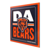 YouTheFan NFL Chicago Bears Slogan Series 3D Wall Art