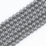 4mm Natural Gemstone Round Black Hematite Beads for Jewelry Making Small Stone Beads for Bracelets Men Chakra Necklace Making Su