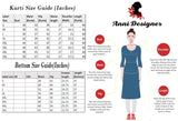 Anni Designer Women'S Cotton Blend Chikankari Embroidered Straight Kurta (Zainab Grey-Nw_M_Grey_Medium),Grey,M,,,