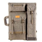 TRANSON Art Portfolio Case Artist Backpack Canvas Bag Large 26x 19.5Khaki
