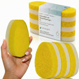 Dish Sponge scrubber Non Scratch 2Layer Heavy Duty Scrub Foam & Soft Absorbent Ergonomic Kitchen Sponges for Dishes, Pots Pans,