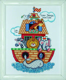 Tobin Noahs Ark, 11 X 14 Cross Stitch Kit, 11x14 14 Count, by The Yard