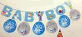 Funcart Its A Boy Banner with Blue Balloons for Baby Shower/Baby Arrival/Birthday Boy/Half Birthday Decoration