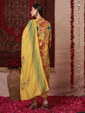 Gosriki Women'S Rayon Viscose Printed Straight Kurta With Pant & Dupatta (Pubani Mustard-Vks01-Gs_L_Mustard_Large),Mustard,,B0DV4D1MV3