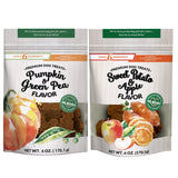 Dig Defence Premium Dog Treats - Pumpkin/Green Pea and Sweet Potato/Apples, Natural Ingredients, Baked Gourmet Snacks for Small 