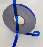 Transparent Vinyl Tape with Self-Adhesive. (1/4 inch x 50 ft, Blue)