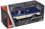 Motormax 1979 Ford F150 Pickup Truck 2 Tone Blue/Cream 1/24 Diecast Model Car