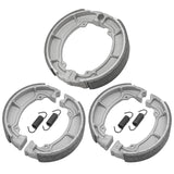 Caltric Front & Rear Brake Shoes Compatible with Kawasaki Klf220 Klf-220 Klf 220 Bayou 220 1997 1998 1999 2000 2001 2002 New