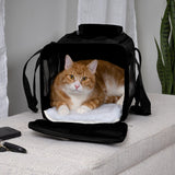 Sherpa Original Deluxe Travel Pet Carrier, Airline Approved & Guaranteed On Board - Black, Small