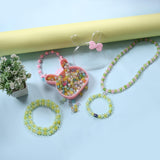 Ambitieux Rabbit Shaped Bracelet Making Kit For Kids 250+ Colorful Beads, 10M Elastic Thread, Diy Jewelry Craft Set (Crackle