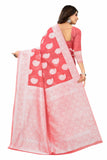 Sugathari Womens Banarasi Saree Pure Kanjivaram Silk Saree Soft New Ladies 2023 Design Wear Pattu Sarees Latest Cotton Party Sari Collections With Blouse Piece For Wedding Sadi (Sam Pari-156 Gajri)