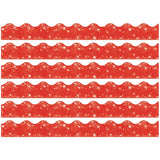 (6 PK) TRIMMER RED SPARKLE