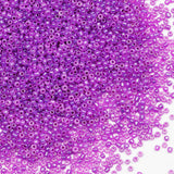 2mm Purple Seed Beads for Jewelry Making 200 Grams About 18880pcs,12/0 Glass Craft for Making Earrings, Bracelets, Pendants, Wai