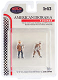Race Day (Set of 2) Diecast Figures for 1/43 Scale Models by American Diorama AD38362 Set 4
